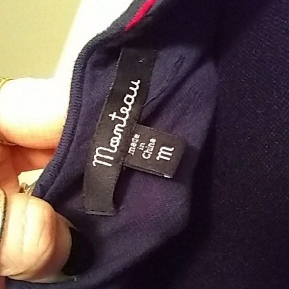 Monteau Strip Peplum Top - Picture 5 of 5